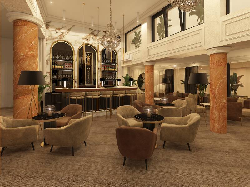 Lobby bar del Hotel Majestic